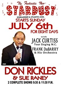 DON RICKLES 1969 Gig Poster STARDUST CLUB Wildwood NJ Show POSTER