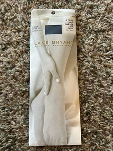 Lane Bryant Sheer Sandalfoot Knee High Nylons Navy One Size 10-13 New 1 Pair - Picture 1 of 4