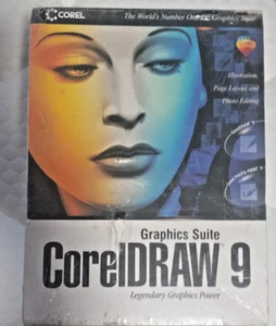 CorelDraw 9 FULL version UNOPENED NEW IN BOX - Photo 1/4