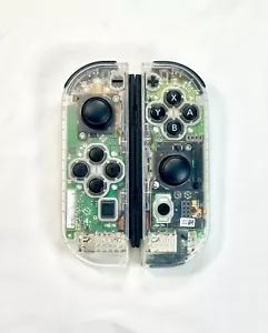 Never Drift Hall Effect Clear Nintendo Switch Joy-Cons OEM Authentic - Picture 1 of 9