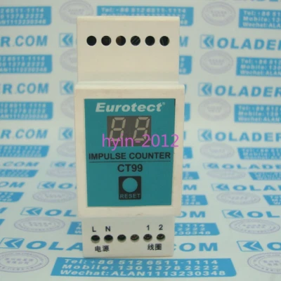 1pcs Used EUROTECT pulse counter CT99 - Image 1 of 2