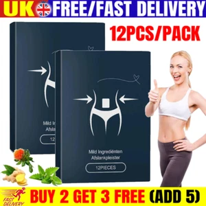 12x Abnehmen Pflaster Abnehmen Diät Extra Stark Entgiften Fettverbrennung Slim Patch UK - Bild 1 von 12