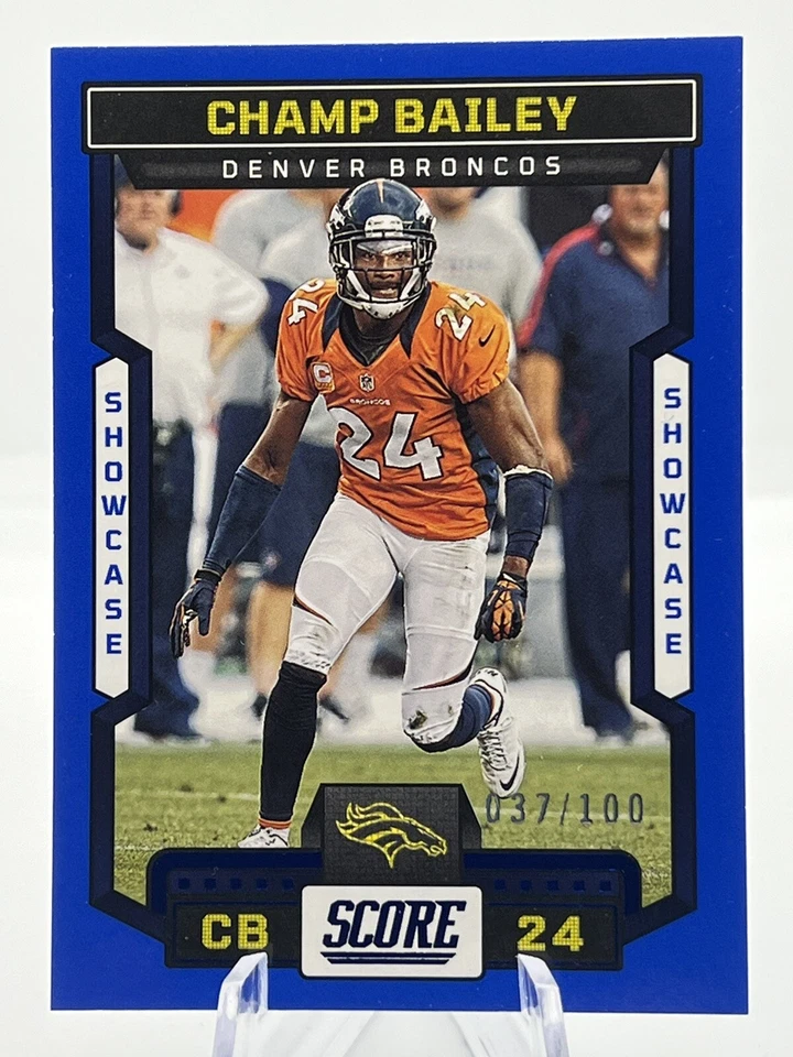 2023 Panini Score Champ Bailey #78 Showcase Parallel 037/100 Broncos - Image 1 of 2