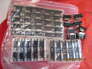 Qty. 53 Connectors D89 Male & Female Right Angle .318PCB w/ Gold Pins - Picture 1 of 4