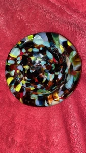 Barneys New York Murano Stil Kunst Glas kleine Schale Schmuck mehrfarbig - Bild 1 von 8