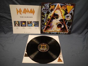 DEF LEPARD – HYSTERIA VINYL LP 1ST 1987 UK PRESS W. HYPE STICKER - Picture 1 of 9