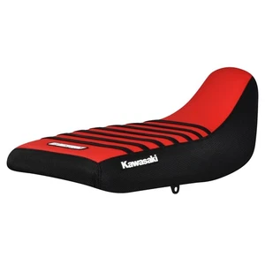 Cubierta de asiento con pinza Kawasaki KLR 650 2022-2025 NEGRA/ROJA/NEGRA #438 - Imagen 1 de 5