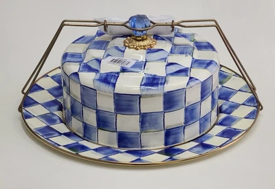 Portapasteles Mackenzie Childs Royal Check Foto 1 de 4