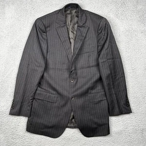 Brooks Brothers 1818 Fitzgerald Blazer Size 38R Wool Suit Jacket Pinstripe Gray - Picture 1 of 16