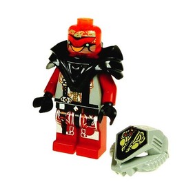 1X Lego Minifigure Space UFO Zotaxian Alien Red Helmet 6975 6979 6915 SP046