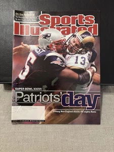 February 2002 Sports Illustrated Tom Brady New England Patriots Super Bowl XXXVI - Picture 1 of 7