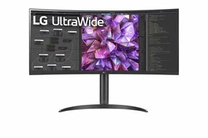 Lg 34Wq75c-B 34.1 " 3440 X 1440 Pixels Ultrawide Quad Hd Ips Panel Hdmi Displayp - Picture 1 of 1