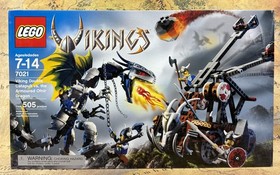 LEGO - Vikings - Viking Double Catapult vs. the Armoured Ofnir Dragon 7021 *NEW*