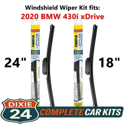 Rain-X Latitude 2-n-1 Wiper Kit fits: 2020 BMW 430i xDrive (24" & 18") Foto 1 de 4