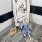 Atelier Janine Munchen Porcelain Clown Doll Handmade Vintage 15 