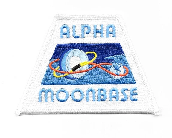 Space: Parche de hombro con logotipo de uniforme Alpha Moonbase serie de televisión 1999, NUEVO SIN USAR Foto 1 de 1