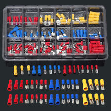 120pcs Assorted Insulated Electrical Wire Connector Spade Crimp Terminal Kit CI