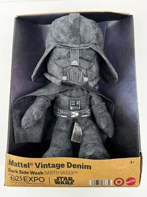 Peluche Darth Vader D23 Exclusivo Mattel Vintage Denim Star Wars Dark Side Wash  Foto 1 de 4
