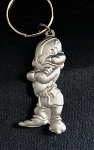 Disney GRUMPY Snow White & the Seven Dwarfs Pewter Metal Figurine Keychain P - Picture 1 of 2