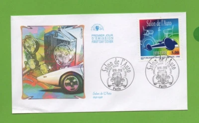 FDC 1998 - Le Salon De L'Auto - 1898-1998 ( Ref. 8114) - Image 1 of 2