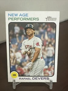 2022 Topps Heritage Baseball New Age Performers Rafael Devers #NAP-6 - Picture 1 of 2