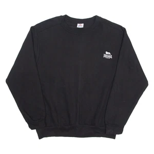 LONSDALE Herren Sweatshirt Schwarz Rundhalsausschnitt 4XL - Bild 1 von 6