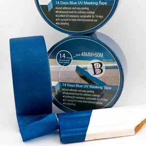 Blue Masking Tape, Painter’s Choice! -3 Rolls - 1.88" x 55 yards - Sharp Edges! - Picture 1 of 8