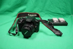 Canon EOS Rebel XS Digital Camera, Battery,Charger, 50mm 1.8 Lens tested works - Picture 1 of 5