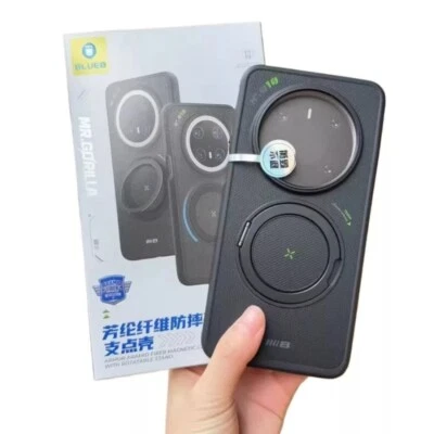 Luxury Real Carbon Fiber Magnetic Stand Back Case For Huawei Mate 70 Pro/Pro+ - Image 1 of 4