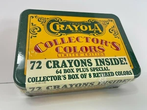 New Sealed Vtg 1991 Crayola Tin Collectors Colors Limited Edition 72 CRAYONS  - Picture 1 of 6