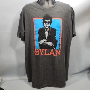 Bob Dylan Graphic T-Shirt Grey Size XXL New - Picture 1 of 4