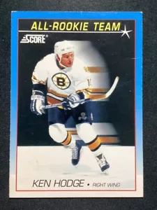 1991-92 Score Canadian All-Rookie Team Bilingual Ken Hodge Jr Ken Hodge #383 - Picture 1 of 2
