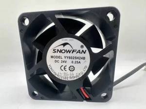 1 pcs SNOWFAN fan YY6025H24B DC24V 0.25A 6CM 2wire - Picture 1 of 3