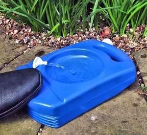 #Aquabowl Blue 2 Litre Water Food Travel Dog Bowl Voted best Pet Accessory - Picture 1 of 8