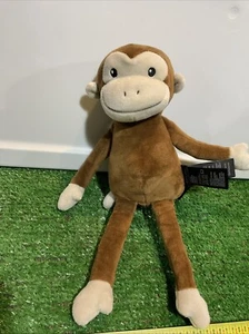 H&M Soft Toy Monkey Plush Comforter Animal WT - Rare Hard To Find Monkey - Picture 1 of 15