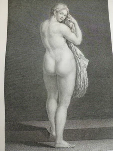J. PALME / VENUS QUI SE PEIGNE 1862 - Picture 1 of 2