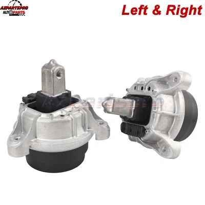 Set of 2 Left + Right Engine Motor Mounts For 2013-2015 BMW 740i / 740Li xDrive - Image 1 of 4