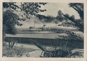 Croacia Crikvenica barco ""Turist"" RPPC 1955 - Imagen 1 de 2