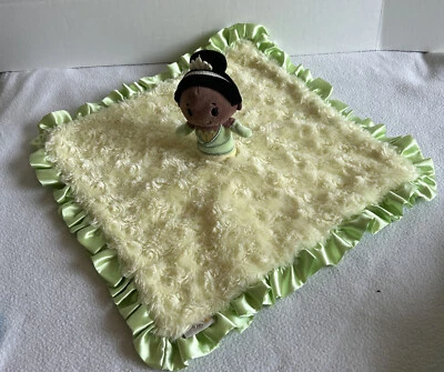 Hallmark Itty Bittys Disney Princesa Tiana Lovey Manta de Seguridad Bebé Satinado Foto 1 de 4