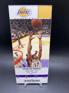 2012 LA Lakers Ticket Kobe Bryant 40 points vs Golden State Warriors 4/1 - Picture 1 of 2