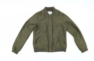 Bellfield Womens Green Jacket Size 8 Zip - Picture 1 of 12