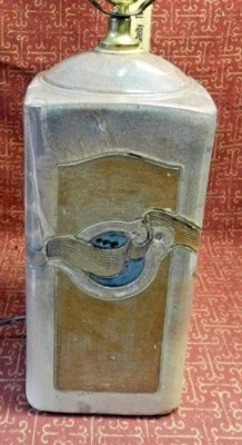 GRAN Lámpara de Mesa de Cerámica de Estudio Acristalada Hecha a Mano Excelente Estado Foto 1 de 3