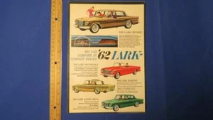 Folleto/póster publicitario original de Studebaker Packard Corp. 1962 LARK 1214 - Imagen 1 de 1