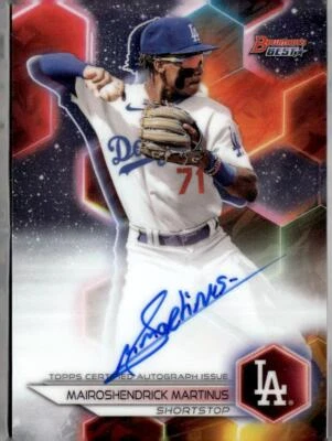 2023 Bowman's Best #B23-MM Mairoshendrick Martinus Best of 2023 Autographs - Image 1 of 2