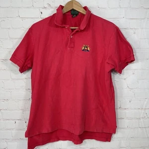 Camisa Polo Izod De Colección Para Hombre Talla XL Rosa Bordada Cresta Hecha en EE. UU. - Imagen 1 de 8