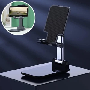 Adjustable Phone Tablet Desktop Stand Desk Holder Mount Cradle For iPhone iPad - Picture 1 of 13
