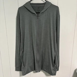 Nike Dri-Fit Yoga Hyper Dry Hoodie Men XL Soft Lightweight Stretch Full Zip - Picture 1 of 9