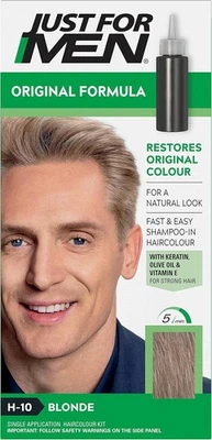 Just For Men Original Formula & Toch of Grey Hair Dye Shampoo H10 - Blonde