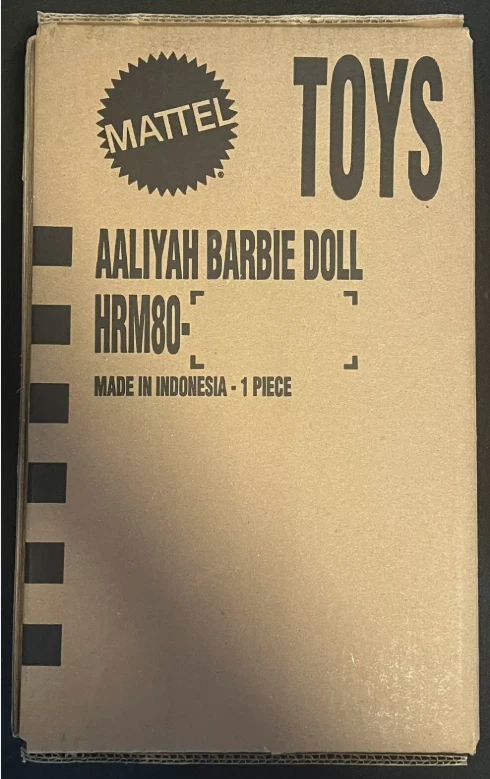 Barbie Aaliyah Signature 11.5" Doll HRM80 SHIPPER BOX ONLY