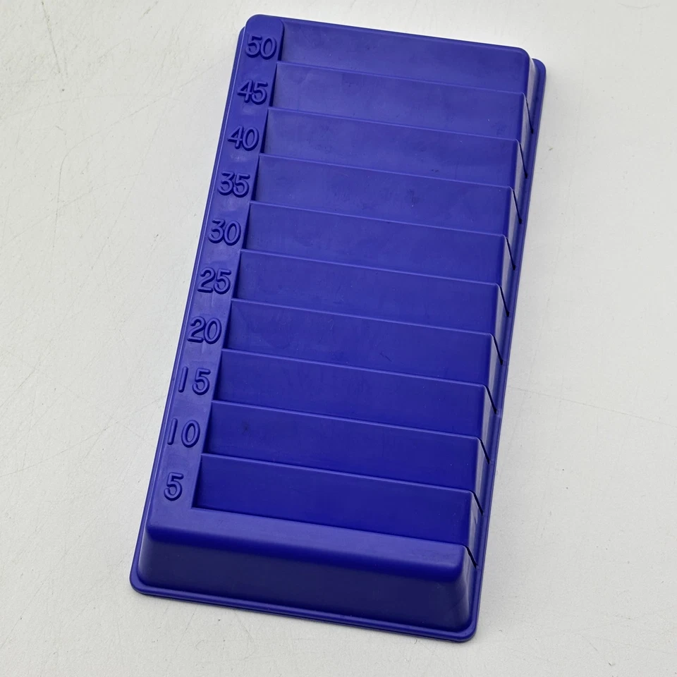 Peças de reposição para cartões de plástico roxo Rack-O 1992 - Imagem 1 de 2